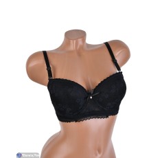 Бюстгальтер на весну/осінь (6 шт. р.сетка 80-105) чорний  "Mirella"