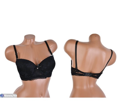 Бюстгальтер на весну/осінь (6 шт. р.сетка 80-105) чорний  "Mirella"