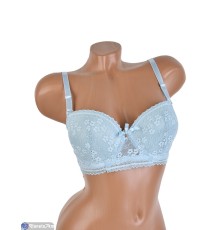 Бюстгальтер на весну/осінь (6 шт. р.сетка 80-105) блакитний  "Mirella"