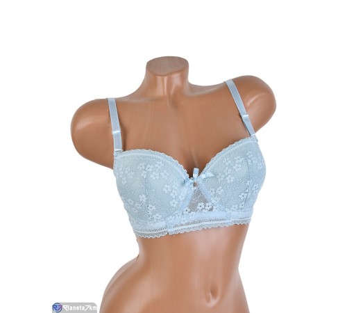 Бюстгальтер на весну/осінь (6 шт. р.сетка 80-105) блакитний  "Mirella"