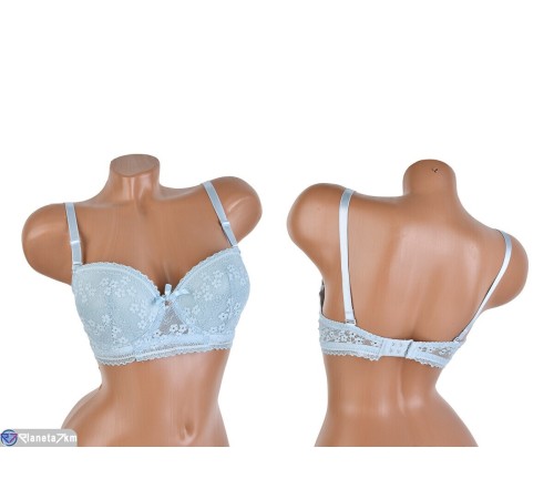 Бюстгальтер на весну/осінь (6 шт. р.сетка 80-105) блакитний  "Mirella"