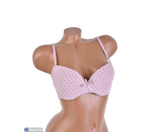 Бюстгальтер на весну/осінь (6 шт. р.сетка 80-105) рожевий  "Mirella"