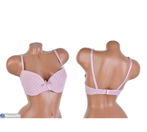 Бюстгальтер на весну/осінь (6 шт. р.сетка 80-105) рожевий  "Mirella"