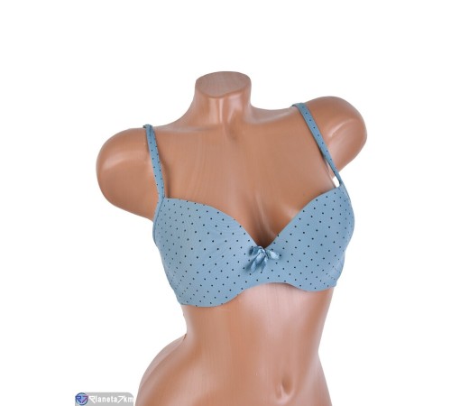 Бюстгальтер на весну/осінь (6 шт. р.сетка 80-105) блакитний  "Mirella"