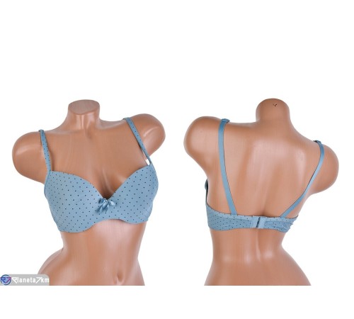 Бюстгальтер на весну/осінь (6 шт. р.сетка 80-105) блакитний  "Mirella"