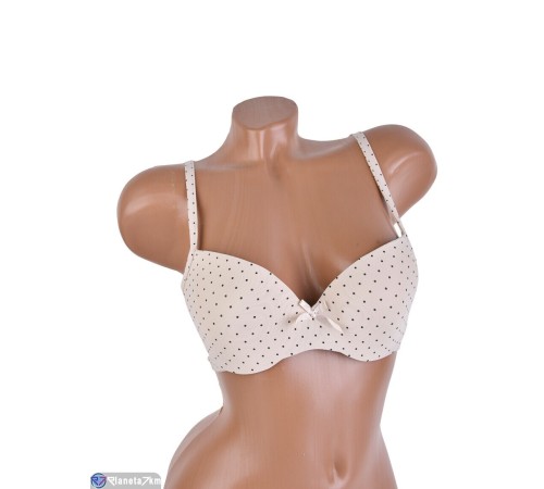 Бюстгальтер на весну/осінь (6 шт. р.сетка 80-105) бежевий  "Mirella"