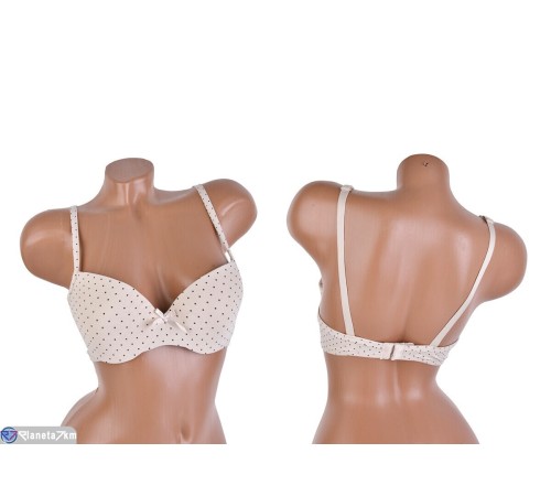 Бюстгальтер на весну/осінь (6 шт. р.сетка 80-105) бежевий  "Mirella"