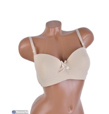 Бюстгальтер на весну/осінь (6 шт. р.сетка 85-110) бежевий  "Mirella"