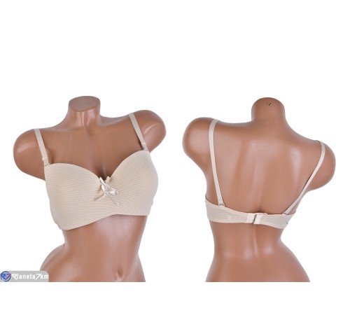 Бюстгальтер на весну/осінь (6 шт. р.сетка 85-110) бежевий  "Mirella"