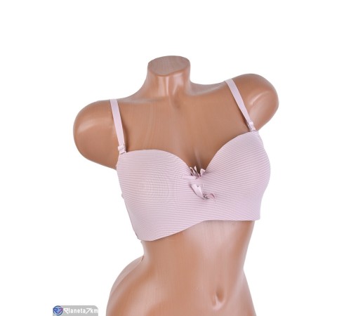 Бюстгальтер на весну/осінь (6 шт. р.сетка 85-110) рожевий  "Mirella"