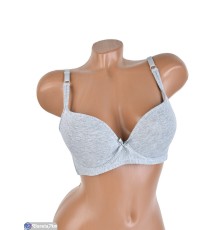 Бюстгальтер на весну/осінь (6 шт. р.сетка 80-105) сірий  "Mirella"
