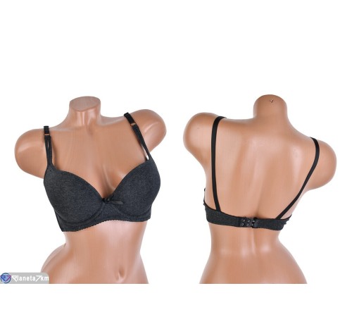 Бюстгальтер на весну/осінь (6 шт. р.сетка 80-105) чорний  "Mirella"