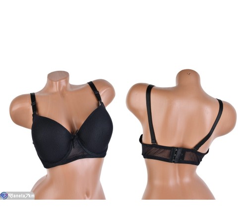 Бюстгальтер на весну/осінь (6 шт. р.сетка 95-120) чорний  "Mirella"