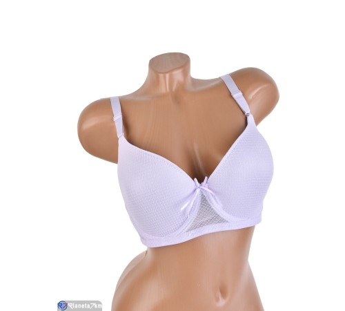 Бюстгальтер на весну/осінь (6 шт. р.сетка 95-120) фіолетовий  "Mirella"