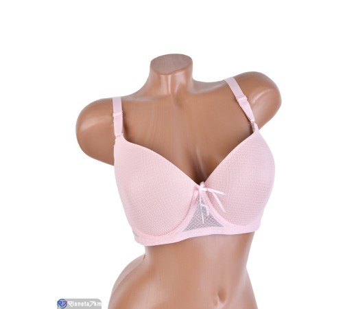 Бюстгальтер на весну/осінь (6 шт. р.сетка 95-120) рожевий  "Mirella"