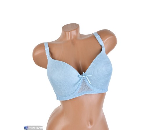 Бюстгальтер на весну/осінь (6 шт. р.сетка 95-120) блакитний  "Mirella"