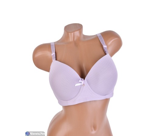 Бюстгальтер на весну/осінь (6 шт. р.сетка 95-120) фіолетовий  "Mirella"