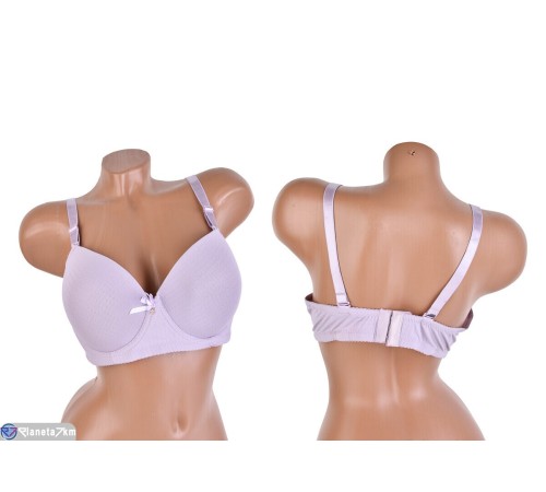 Бюстгальтер на весну/осінь (6 шт. р.сетка 95-120) фіолетовий  "Mirella"