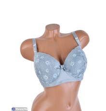 Бюстгальтер на весну/осінь (6 шт. р.сетка 95-120) блакитний  "Mirella"
