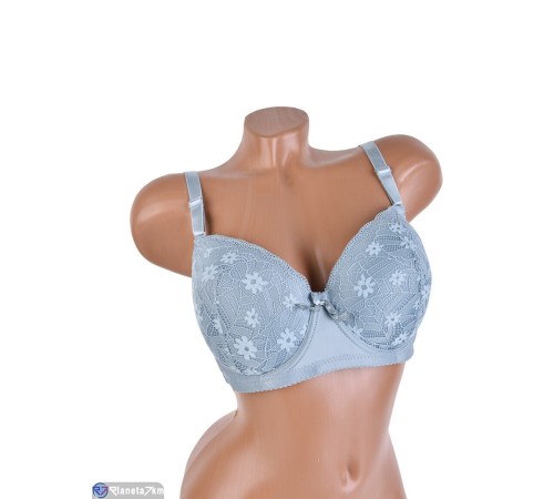 Бюстгальтер на весну/осінь (6 шт. р.сетка 95-120) блакитний  "Mirella"