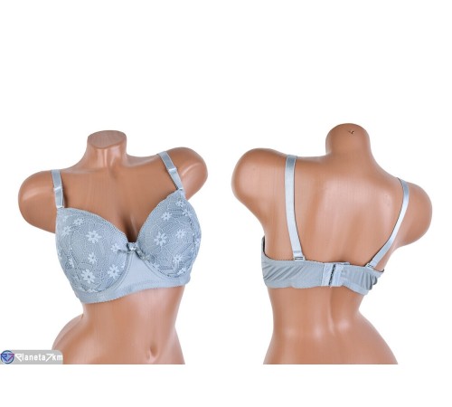 Бюстгальтер на весну/осінь (6 шт. р.сетка 95-120) блакитний  "Mirella"