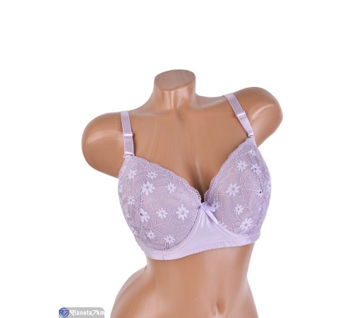 Бюстгальтер на весну/осінь (6 шт. р.сетка 95-120) фіолетовий  "Mirella"