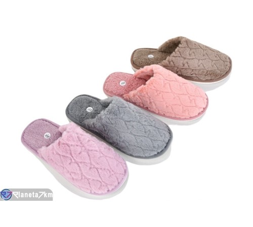 Тапки жіночі на зиму (12 пар р.36-41) мікс  "Lexi"