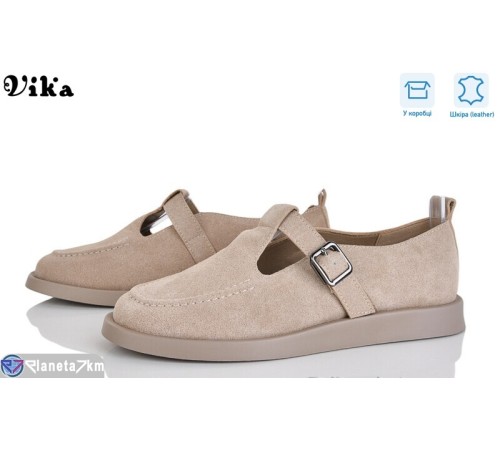 Туфлі жіночі на весну/осінь (8 пар р.36-40) бежевий  "Vika"