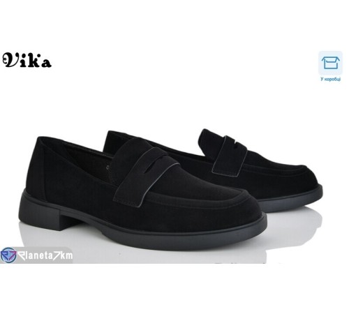 Туфлі жіночі на весну/осінь (8 пар р.36-40) чорний  "Vika"