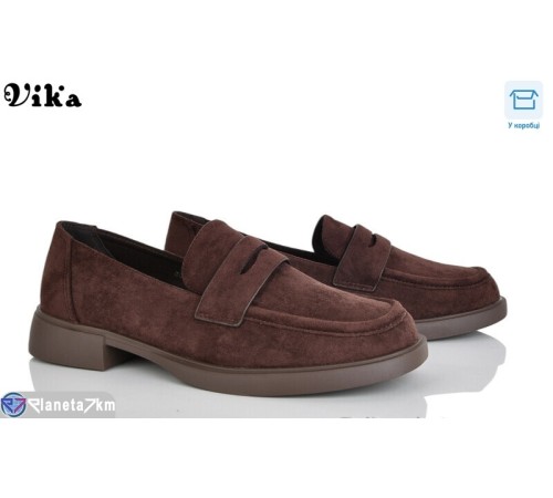 Туфлі жіночі на весну/осінь (8 пар р.36-40) коричневий  "Vika"