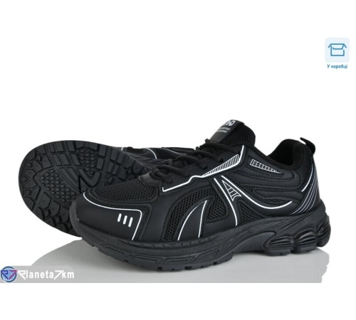 Кросівки жіночі на весну/осінь (8 пар р.36-41) чорний  "CLAN"