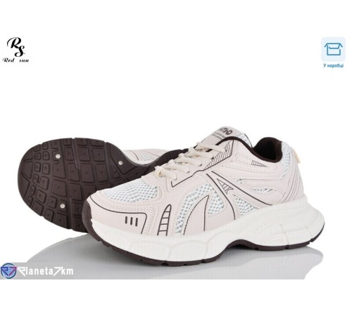 Кросівки жіночі на весну/осінь (8 пар р.36-41) бежевий  "Red Sun"