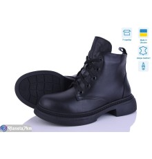 Черевики жіночі на весну/осінь (6 пар р.37-40) чорний  "Linda"