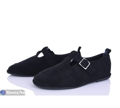 Туфлі жіночі на весну/осінь (8 пар р.36-41) чорний  "LOREDANA"