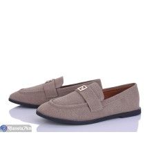 Туфлі жіночі на весну/осінь (8 пар р.36-41) коричневий  "LOREDANA"