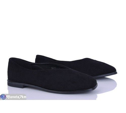Балетки жіночі на весну/осінь (8 пар р.36-41) чорний  "LOREDANA"