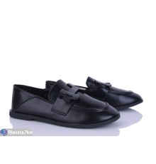 Туфлі жіночі на весну/осінь (8 пар р.36-41) чорний  "LOREDANA"