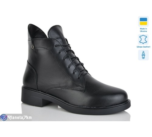 Черевики жіночі на зиму (6 пар р.37-41) чорний  "LIKA"