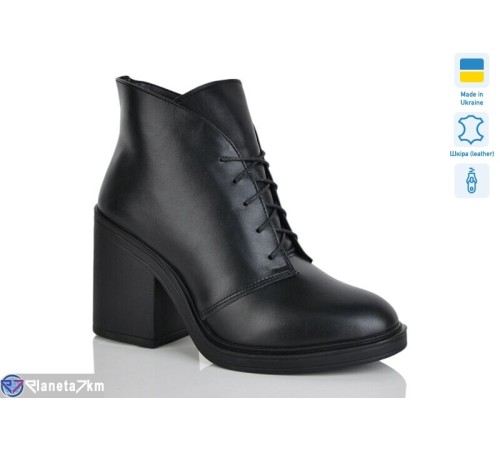Черевики жіночі на зиму (6 пар р.37-39) чорний  "LIKA"