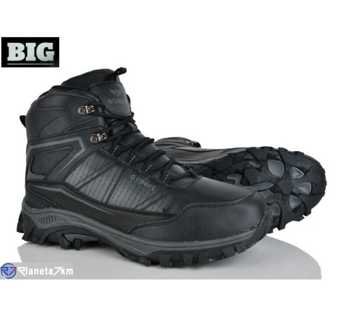 Черевики чоловічі на зиму (8 пар р.41-46) чорний  "BIG"