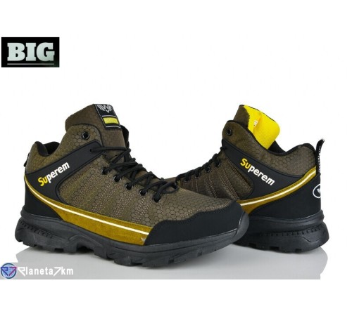 Черевики чоловічі на зиму (8 пар р.41-46) хакі  "BIG"