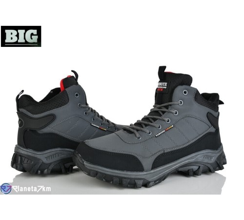 Черевики чоловічі на зиму (8 пар р.41-46) сірий  "BIG"