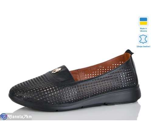 Туфлі жіночі на літо (6 пар р.37-41) чорний  "LIKA"