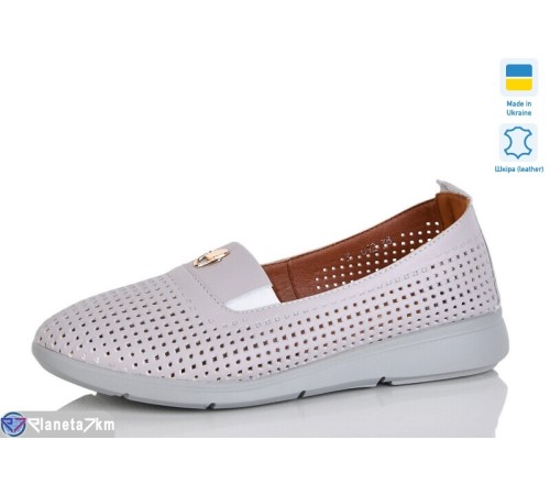 Туфлі жіночі на літо (6 пар р.37-41) сірий  "LIKA"