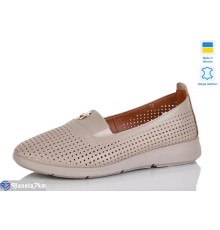 Туфлі жіночі на літо (6 пар р.37-41) коричневий  "LIKA"