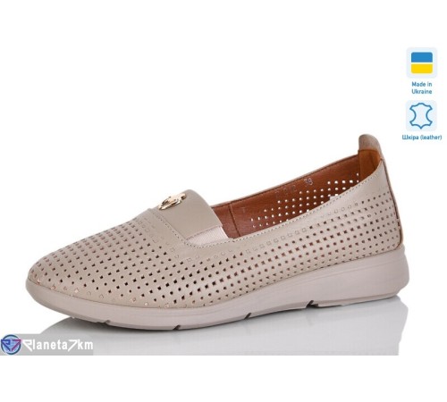 Туфлі жіночі на літо (6 пар р.37-41) коричневий  "LIKA"