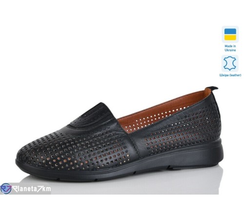 Туфлі жіночі на літо (6 пар р.37-41) чорний  "LIKA"