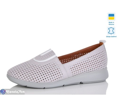 Туфлі жіночі на літо (6 пар р.37-41) сірий  "LIKA"
