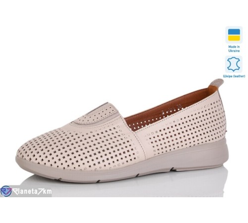 Туфлі жіночі на літо (6 пар р.37-41) коричневий  "LIKA"