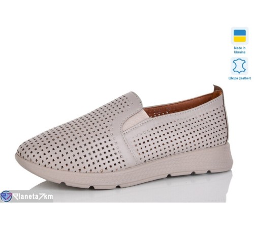 Туфлі жіночі на літо (6 пар р.37-41) коричневий  "LIKA"